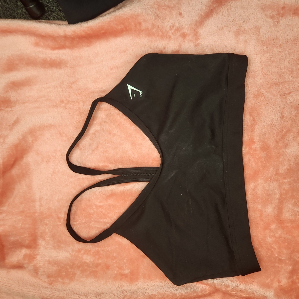 Gymshark Black Minimalist Sports Bra